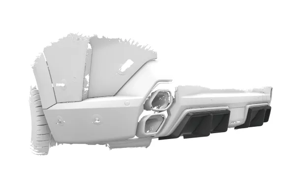 CSR Diffusor | Heckansatz für BMW XM G09 HA499-S Strukturiert schwarz matt (keine Lackierung erforderlich)