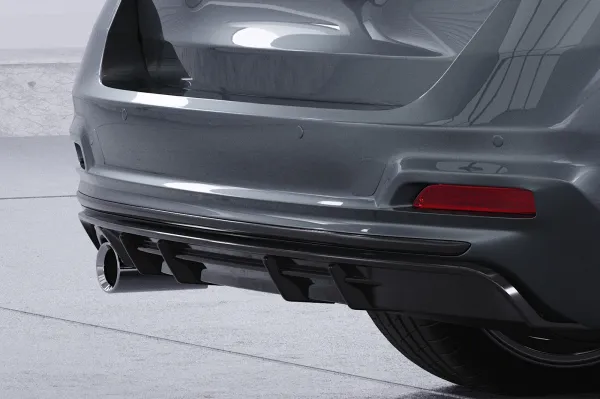 CSR Diffusor | Heckansatz mit ABE für BMW 3er F31 Touring LCI HA287-S Strukturiert schwarz matt (keine Lackierung erforderlich)