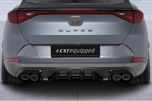 CSR Diffusor | Heckansatz mit ABE für Cupra Formentor HA286-L schwarz matt (Lackierung erforderlich)