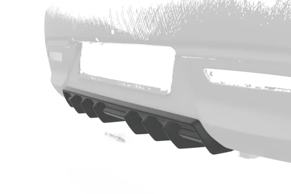CSR Diffusor | Heckansatz mit ABE für Kia Rio 4 (YB) HA458-M Carbon Look matt strukturiert (keine Lackierung erforderlich)