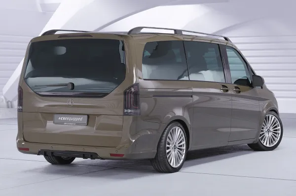 CSR Diffusor | Heckansatz mit ABE für Mercedes-Benz V-Klasse 447 HA426-S schwarz matt strukturiert (keine Lackierung erforderlich)