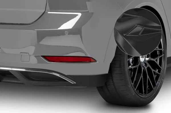 CSR Diffusor | Heckansatz mit ABE für VW Golf 7 HA234-G Glossy schwarz Hochglanz (keine Lackierung erforderlich)