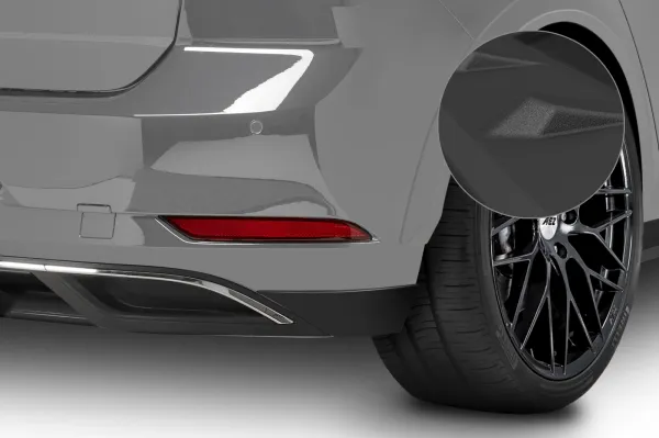 CSR Diffusor | Heckansatz mit ABE für VW Golf 7 HA234-S Strukturiert schwarz matt (keine Lackierung erforderlich)