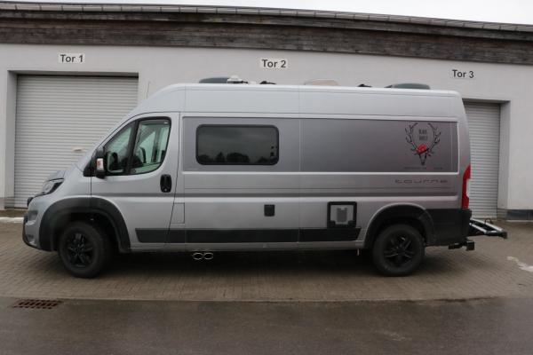 Fox Endrohr 2x115x85 Typ 38 Fahrerseite für Fiat Ducato / Peugeot Boxer / Peugeot Tourne / Citroën Jumper (ab 2020) – Edelstahl, ABE