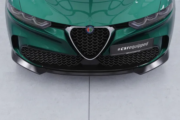CSR Frontspoiler | Cup-Spoilerlippe mit ABE für Alfa Romeo Tonale CSL905-L schwarz matt (Lackierung erforderlich)