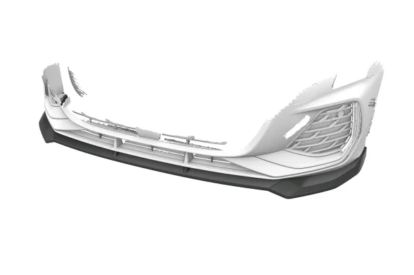 CSR Frontspoiler | Cup-Spoilerlippe mit ABE für Audi A3 S-Line / S3 (8Y) CSL375-C Carbon Look Hochglanz (keine Lackierung erforderlich)