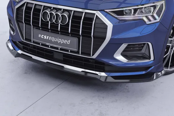 CSR Frontspoiler | Cup-Spoilerlippe mit ABE für Audi Q3 (F3) CSL930-L Lackierung erforderlich (unlackiert)
