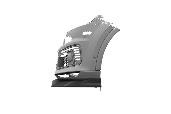 CSR Frontspoiler | Cup-Spoilerlippe mit ABE für Audi Q7 (4M) CSL984-S Strukturiert schwarz matt (keine Lackierung erforderlich)