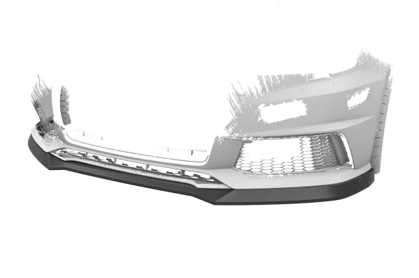 CSR Frontspoiler | Cup-Spoilerlippe mit ABE für Audi S1 8X CSL819-L Lackierung erforderlich (unlackiert)