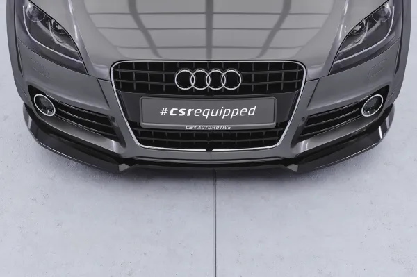 CSR Frontspoiler | Cup-Spoilerlippe mit ABE für Audi TT (8J) S-Line CSL932-S schwarz matt strukturiert (keine Lackierung erforderlich)