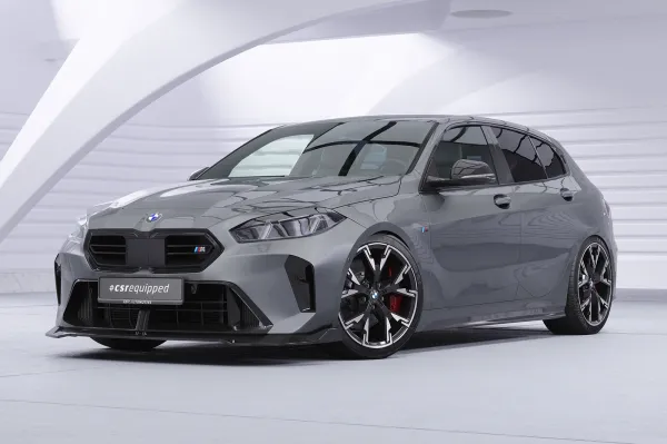 CSR Frontspoiler | Cup-Spoilerlippe mit ABE für BMW 1er F70 / 2er F74  CSL949-L schwarz matt (Lackierung erforderlich)