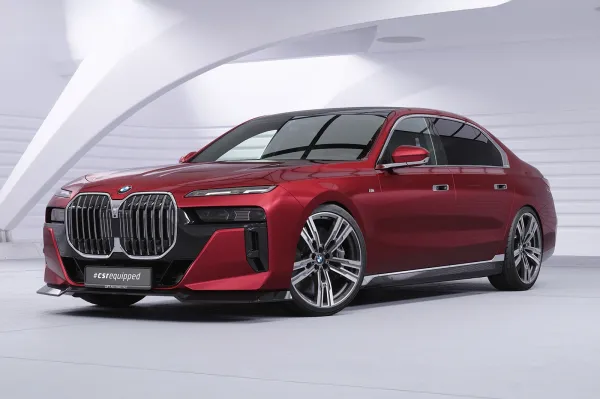 CSR Frontspoiler | Cup-Spoilerlippe mit ABE für BMW 7er G70 / i7 G70 CSL861-L schwarz matt (Lackierung erforderlich)