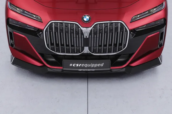 CSR Frontspoiler | Cup-Spoilerlippe mit ABE für BMW 7er G70 / i7 G70 CSL861-L schwarz matt (Lackierung erforderlich)