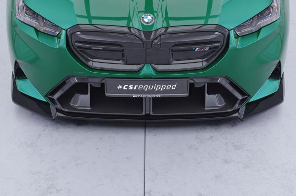CSR Frontspoiler | Cup-Spoilerlippe mit ABE für BMW M5 G90/G99 CSL986-G Glossy schwarz Hochglanz (keine Lackierung erforderlich)