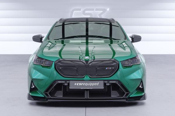 CSR Frontspoiler | Cup-Spoilerlippe mit ABE für BMW M5 G90/G99 CSL986-S Strukturiert schwarz matt (keine Lackierung erforderlich)