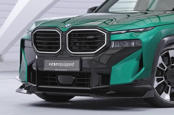 CSR Frontspoiler | Cup-Spoilerlippe mit ABE für BMW XM G09 CSL952-S Strukturiert schwarz matt (keine Lackierung erforderlich)