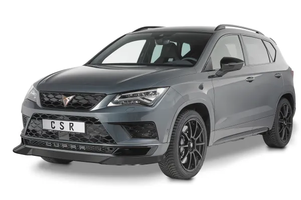 CSR Frontspoiler | Cup-Spoilerlippe mit ABE für Cupra Ateca CSL430-L schwarz matt (Lackierung erforderlich)