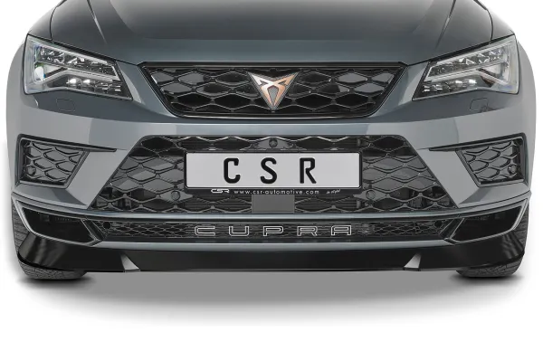 CSR Frontspoiler | Cup-Spoilerlippe mit ABE für Cupra Ateca CSL430-S schwarz matt strukturiert (keine Lackierung erforderlich)