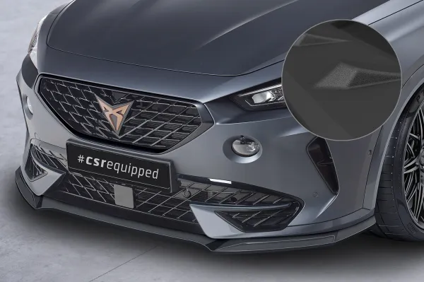 CSR Frontspoiler | Cup-Spoilerlippe mit ABE für Cupra Formentor CSL541-S schwarz matt strukturiert (keine Lackierung erforderlich)