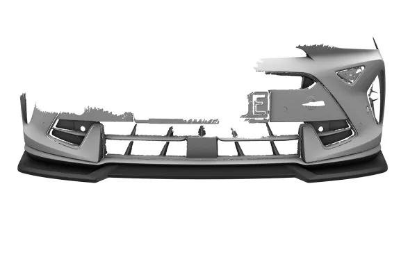 CSR Frontspoiler | Cup-Spoilerlippe mit ABE für Cupra Formentor CSL991-S Strukturiert schwarz matt (keine Lackierung erforderlich)