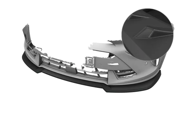 CSR Frontspoiler | Cup-Spoilerlippe mit ABE für Cupra Formentor CSL991-L Lackierung erforderlich (unlackiert)