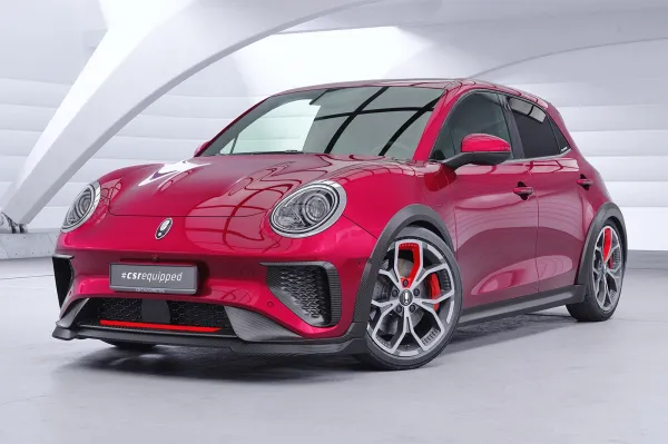 CSR Frontspoiler | Cup-Spoilerlippe mit ABE für GWM ORA Funky Cat / Haomao GT CSL848-S Strukturiert schwarz matt (keine Lackierung erforderlich)