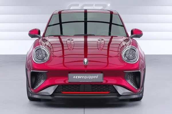 CSR Frontspoiler | Cup-Spoilerlippe mit ABE für GWM ORA Funky Cat / Haomao GT CSL848-S Strukturiert schwarz matt (keine Lackierung erforderlich)