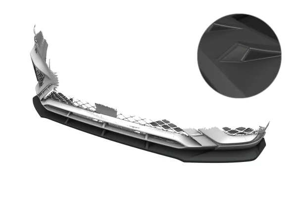 CSR Frontspoiler | Cup-Spoilerlippe mit ABE für Genesis GV70 (JK1) Sport CSL027-L Lackierung erforderlich (unlackiert)