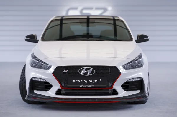CSR Frontspoiler | Cup-Spoilerlippe mit ABE für Hyundai I30 (PD) N/N-Line CSL479-S Strukturiert schwarz matt (keine Lackierung erforderlich)