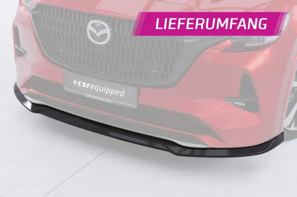 CSR Frontspoiler | Cup-Spoilerlippe mit ABE für Mazda CX-60 Homura / Takumi CSL862-K Kupfer matt (keine Lackierung erforderlich)
