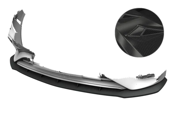 CSR Frontspoiler | Cup-Spoilerlippe mit ABE für Mercedes-Benz A-Klasse W177 AMG / AMG-Line CSL024-C Carbon Look Hochglanz (keine Lackierung erforderlich)