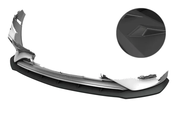 CSR Frontspoiler | Cup-Spoilerlippe mit ABE für Mercedes-Benz A-Klasse W177 AMG / AMG-Line CSL024-L Lackierung erforderlich (unlackiert)