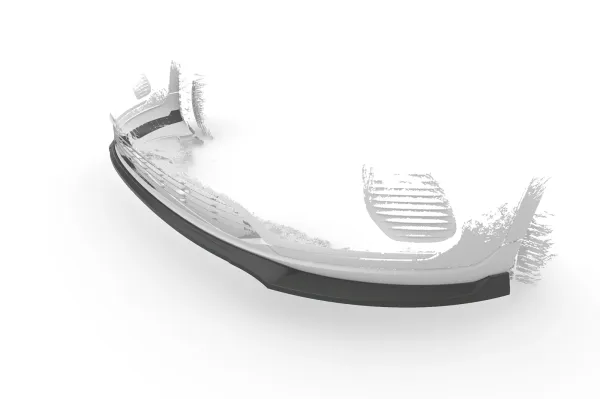 CSR Frontspoiler | Cup-Spoilerlippe mit ABE für Mercedes-Benz EQA (H243) CSL686-G Glossy schwarz Hochglanz (keine Lackierung erforderlich)