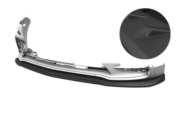 CSR Frontspoiler | Cup-Spoilerlippe mit ABE für Mercedes-Benz S-Klasse W223/V223 AMG-Line CSL032-L Lackierung erforderlich (unlackiert)