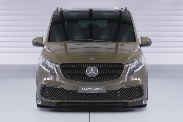 CSR Frontspoiler | Cup-Spoilerlippe mit ABE für Mercedes-Benz V-Klasse 447 / EQV CSL880-K Kupfer matt (keine Lackierung erforderlich)
