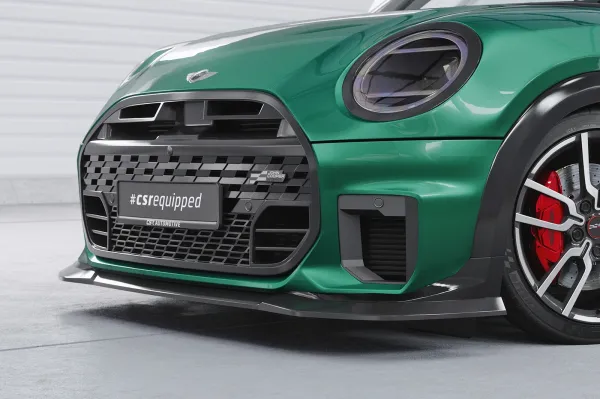 CSR Frontspoiler | Cup-Spoilerlippe mit ABE für Mini Cooper S F66 JCW CSL936-L Lackierung erforderlich (unlackiert)