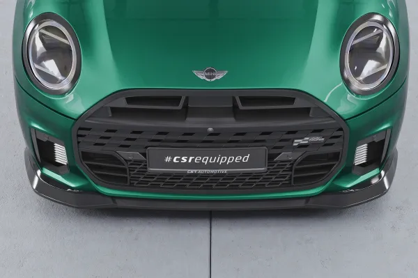 CSR Frontspoiler | Cup-Spoilerlippe mit ABE für Mini Cooper S F66 JCW CSL936-M Carbon Look matt strukturiert (keine Lackierung erforderlich)