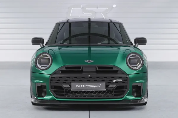 CSR Frontspoiler | Cup-Spoilerlippe mit ABE für Mini Cooper S F66 JCW CSL936-M Carbon Look matt strukturiert (keine Lackierung erforderlich)