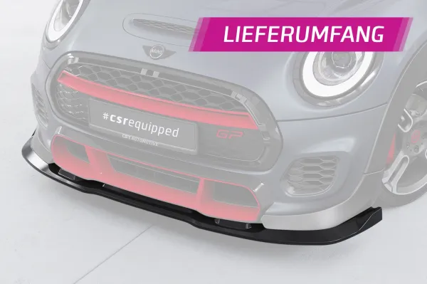 CSR Frontspoiler | Cup-Spoilerlippe mit ABE für Mini F56 JCW GP CSL774-L Lackierung erforderlich (unlackiert)