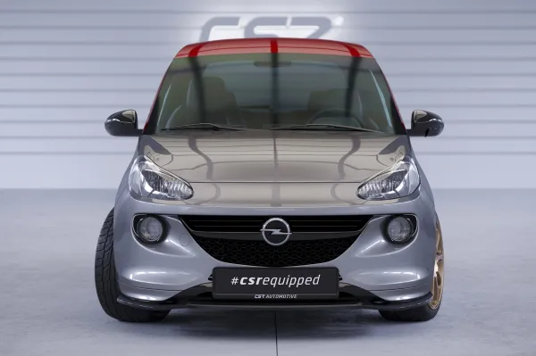 CSR Frontspoiler | Cup-Spoilerlippe mit ABE für Opel Adam S CSL591-S Strukturiert schwarz matt (keine Lackierung erforderlich)