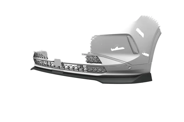 CSR Frontspoiler | Cup-Spoilerlippe mit ABE für Opel Grandland (2. Gen) CSL996-C Carbon Look Hochglanz (keine Lackierung erforderlich)