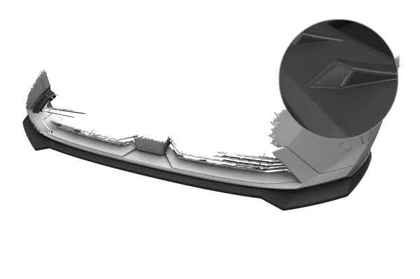 CSR Frontspoiler | Cup-Spoilerlippe mit ABE für Peugeot 3008 (3.Gen) / E-3008 CSL989-L Lackierung erforderlich (unlackiert)