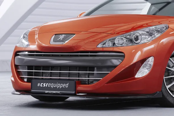 CSR Frontspoiler | Cup-Spoilerlippe mit ABE für Peugeot RCZ CSL761-L Lackierung erforderlich (schwarz matt)