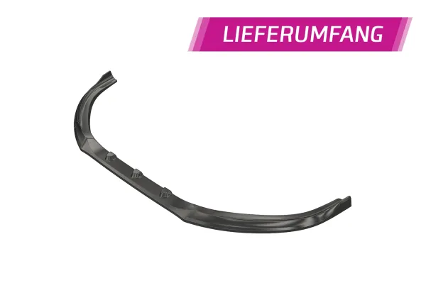 CSR Frontspoiler | Cup-Spoilerlippe mit ABE für Peugeot RCZ CSL761-C Carbon Look glänzend (keine Lackierung erforderlich)