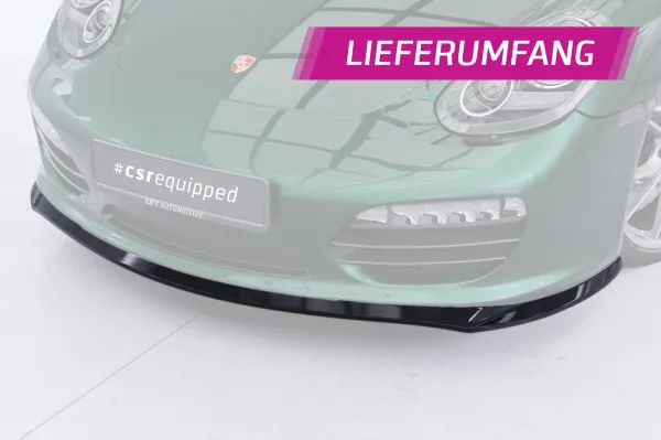 CSR Frontspoiler | Cup-Spoilerlippe mit ABE für Porsche 987 Boxster CSL725-L Lackierung erforderlich (unlackiert)