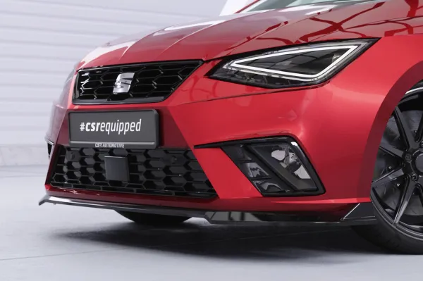 CSR Frontspoiler | Cup-Spoilerlippe mit ABE für Seat Ibiza 5 (6F) CSL918-L schwarz matt (Lackierung erforderlich)