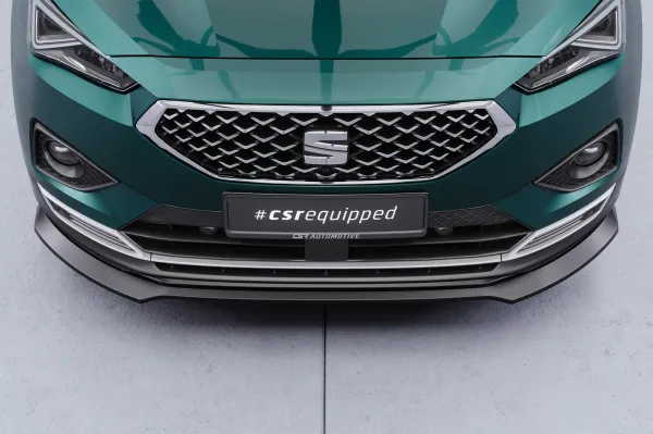 CSR Frontspoiler | Cup-Spoilerlippe mit ABE für Seat Tarraco CSL946-S Strukturiert schwarz matt (keine Lackierung erforderlich)