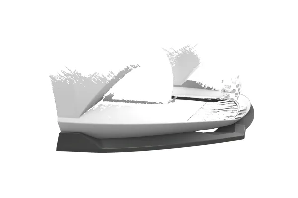 CSR Frontspoiler | Cup-Spoilerlippe mit ABE für Skoda Fabia 3 (Typ NJ) CSL631-S Strukturiert schwarz matt (keine Lackierung erforderlich)