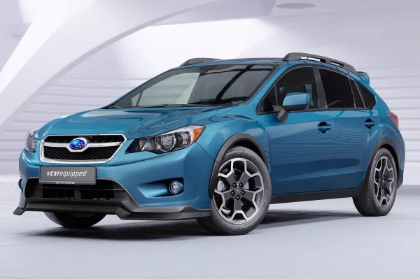 CSR Frontspoiler | Cup-Spoilerlippe mit ABE für Subaru XV Crosstrek CSL920-L schwarz matt (Lackierung erforderlich)