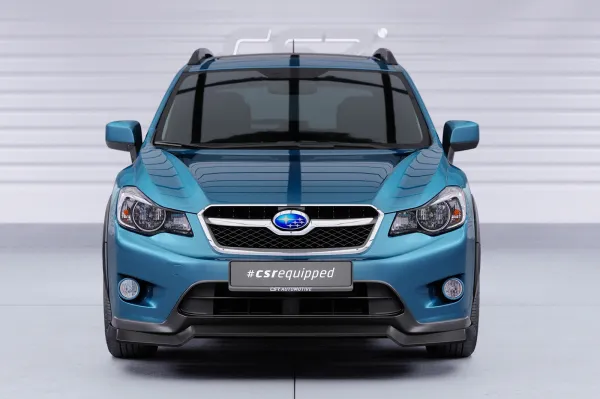 CSR Frontspoiler | Cup-Spoilerlippe mit ABE für Subaru XV Crosstrek CSL920-S schwarz matt strukturiert (keine Lackierung erforderlich)